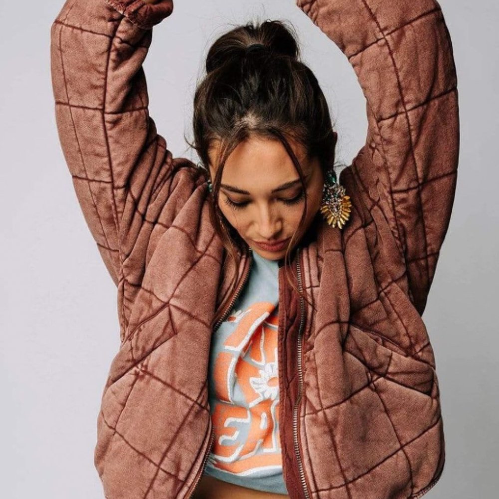 Free People | Dolman Quilted Knit Jacket